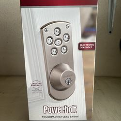 Electronic Door Deadbolt