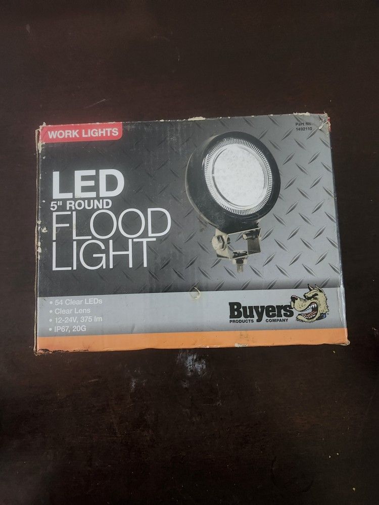 LED 5" Round Flood Light