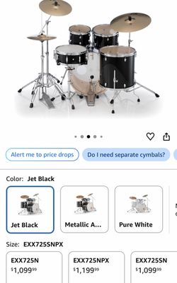 Pearl EXX725SNPX Drum Kit Red