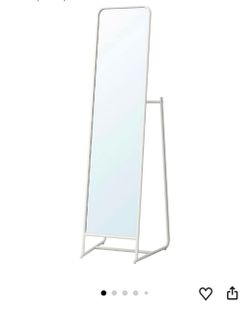 IKEA KNAPPER Floor Mirror White 18 7/8x63 "