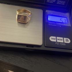 Virgen De Guadalupe Ring 14k