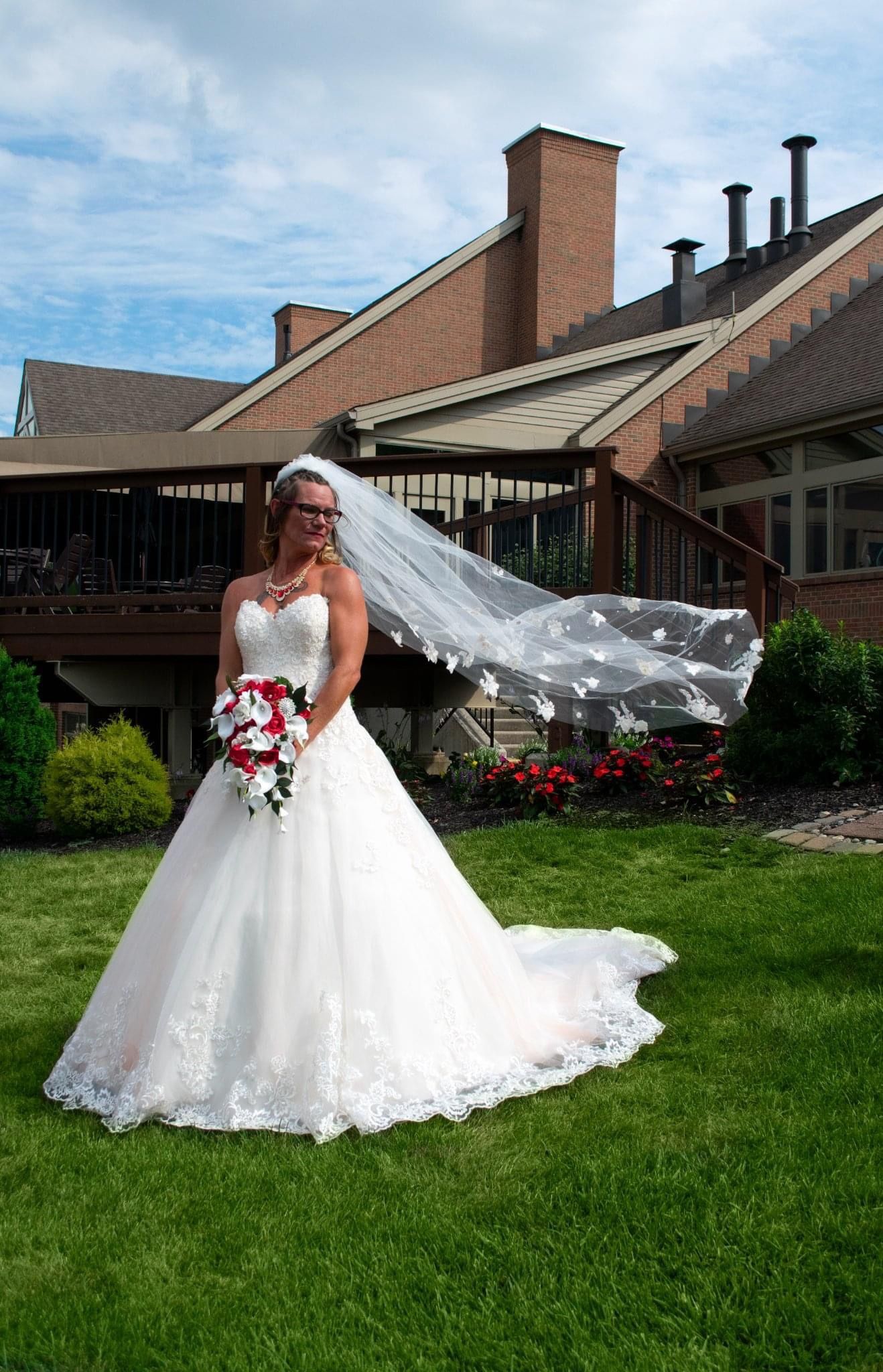 David’s Bridal Wedding Dress Size 12