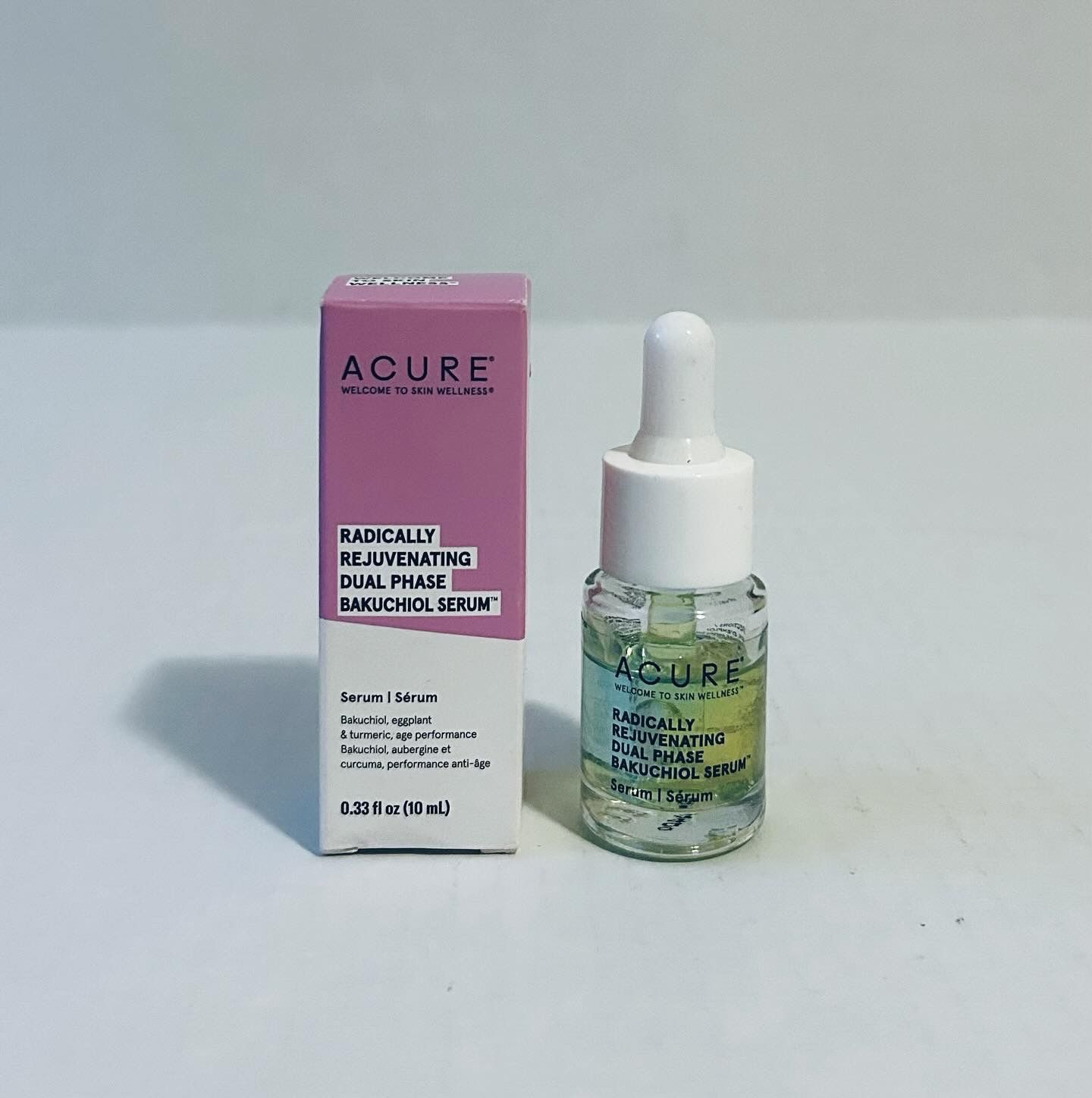 Acure Radically Rejuvenating Dual Phase Bakuchiol Travel Size Serum