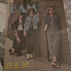 REM Vintage Early 80s Bam Magazine Cover Rare Rem