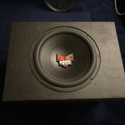 12” New Rockford Fosgate Xlc 400watts 4ohms & Sealed Box Plywood (COME TEST IT OUT)