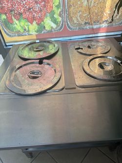 TERLESS FOOD WARMER WITH SECTIONAL THERMOSTATIC