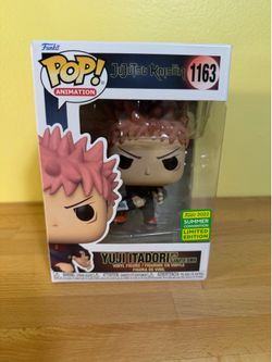 Yuji Itadori with slaughter demon Funko Pop 2022 summer convention exclusive