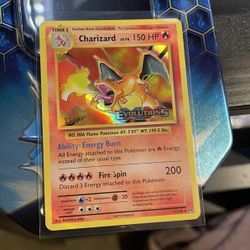 Pokemon Charizard Prerelease Staff Evolutions 