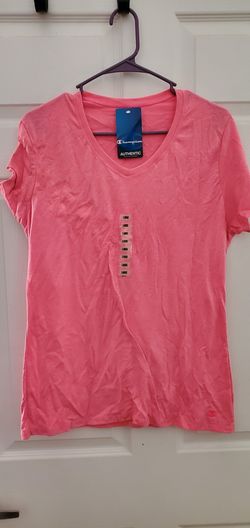 Pink v neck shirt