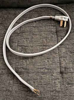 6’ 3 prong Power Cord with Spade Terminals