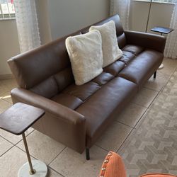 Leather Sofabed FREE 