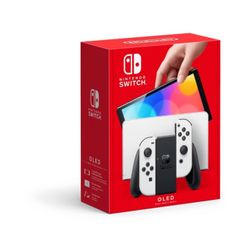 Nintendo Switch - OLED Model with Neon Red & Neon Blue Joy-Con