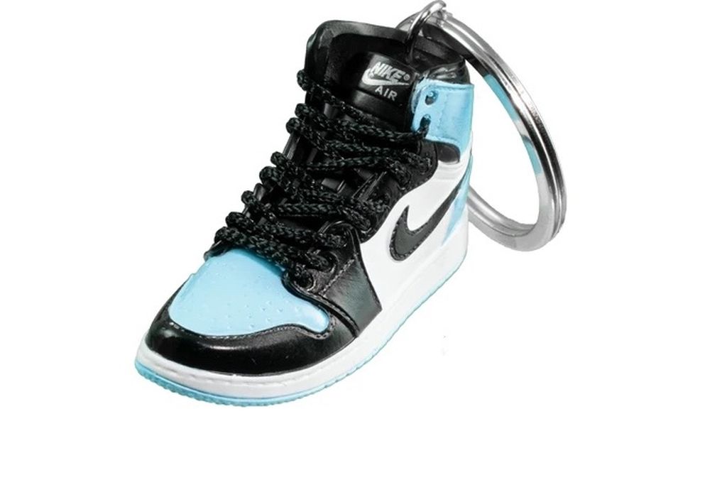 Jordan 1 Obsidian 3D Mini Sneaker Keychain