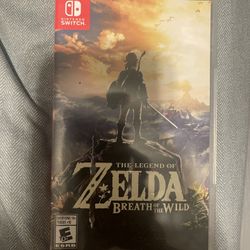 Legend of zelda breathe of the wild for nitendo switch