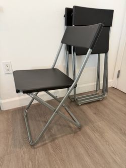 IKEA foldable chairs (set of 4)