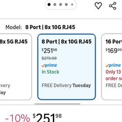 NICGIGA 8-Port 10G Ethernet Switch open box New $150 Firm 