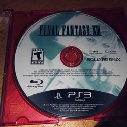 PS3 Game Final Fantasy XIII 