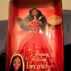 Brandy Singing Holiday Barbie Matel 