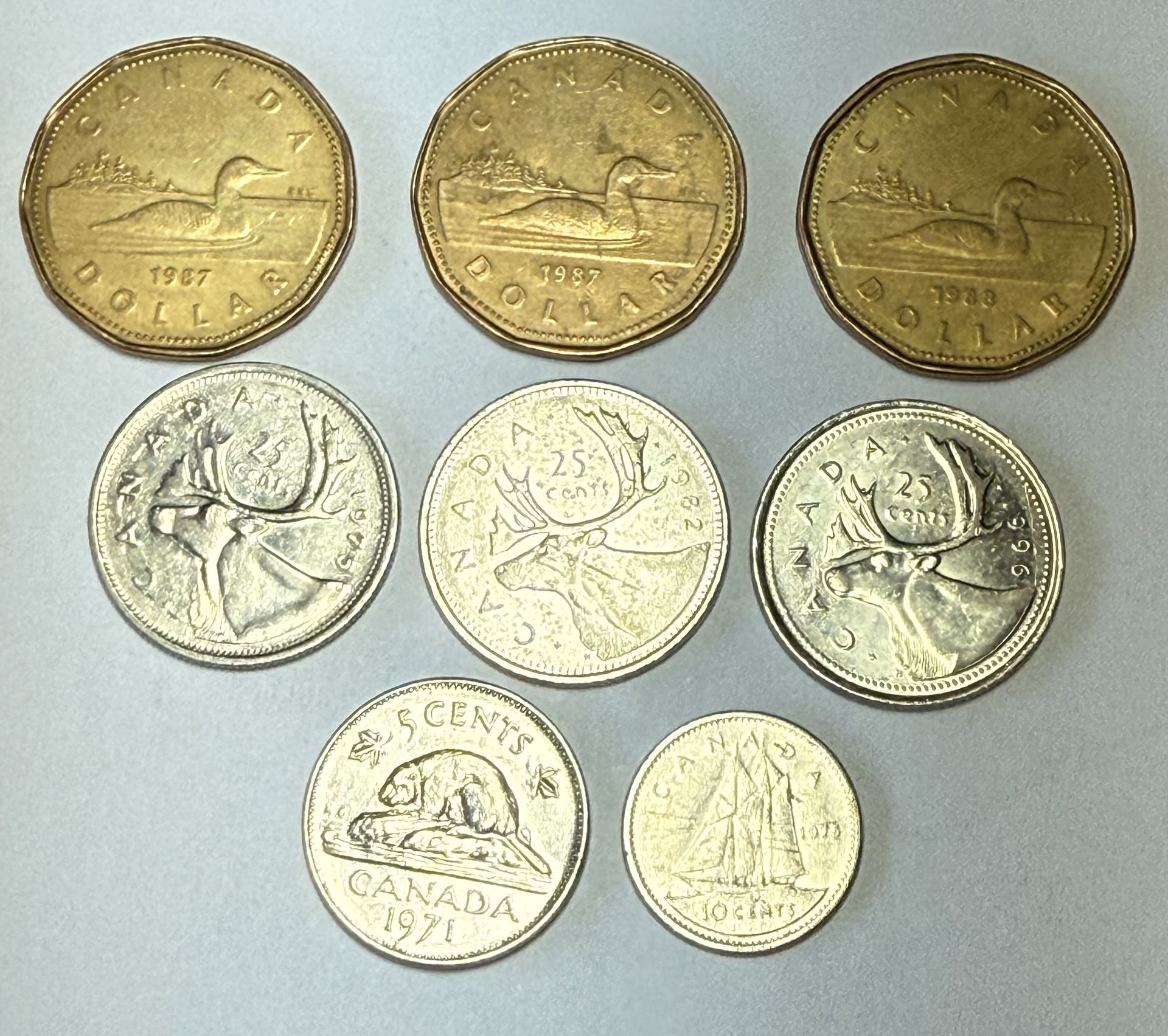 Set Of Collector Grade Misc Coins From Canada