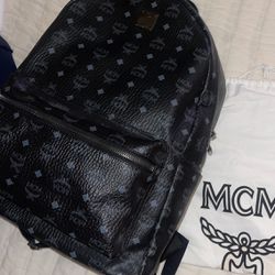 MCM Large Backpack Black