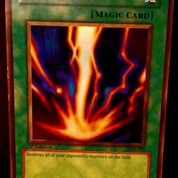 COLLECTOR YUGIOH! YU-GI-OH! CARD RAIGEKI 1ST EDITION