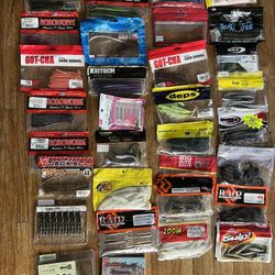 Plastic Baits Different Variety