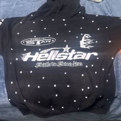 Hellstar Hoodie Black Size S Men