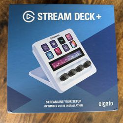 White Elgato Stream Deck Plus