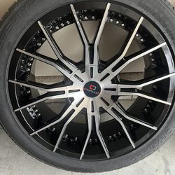 Brand New 20” Cavalla Rims And Tires 5x120 Bolt Patten