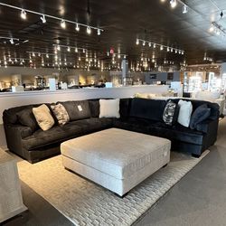 Grey 3PC Sectional Couch