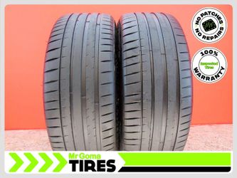 2 MICHELIN PILOT SPORT 4 ZP RFT XL 245/45RF20 TIRES 7.6/32 TREAD RUNFLAT 2454520