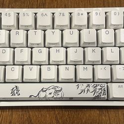 Ducky One 2 Mini Pure White - RGB LED 60% Double Shot PBT Mechanical Keyboard (Kailh Box White)