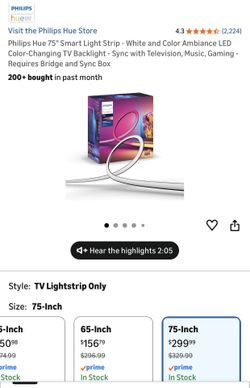 Phillips hue Tv RGB lights