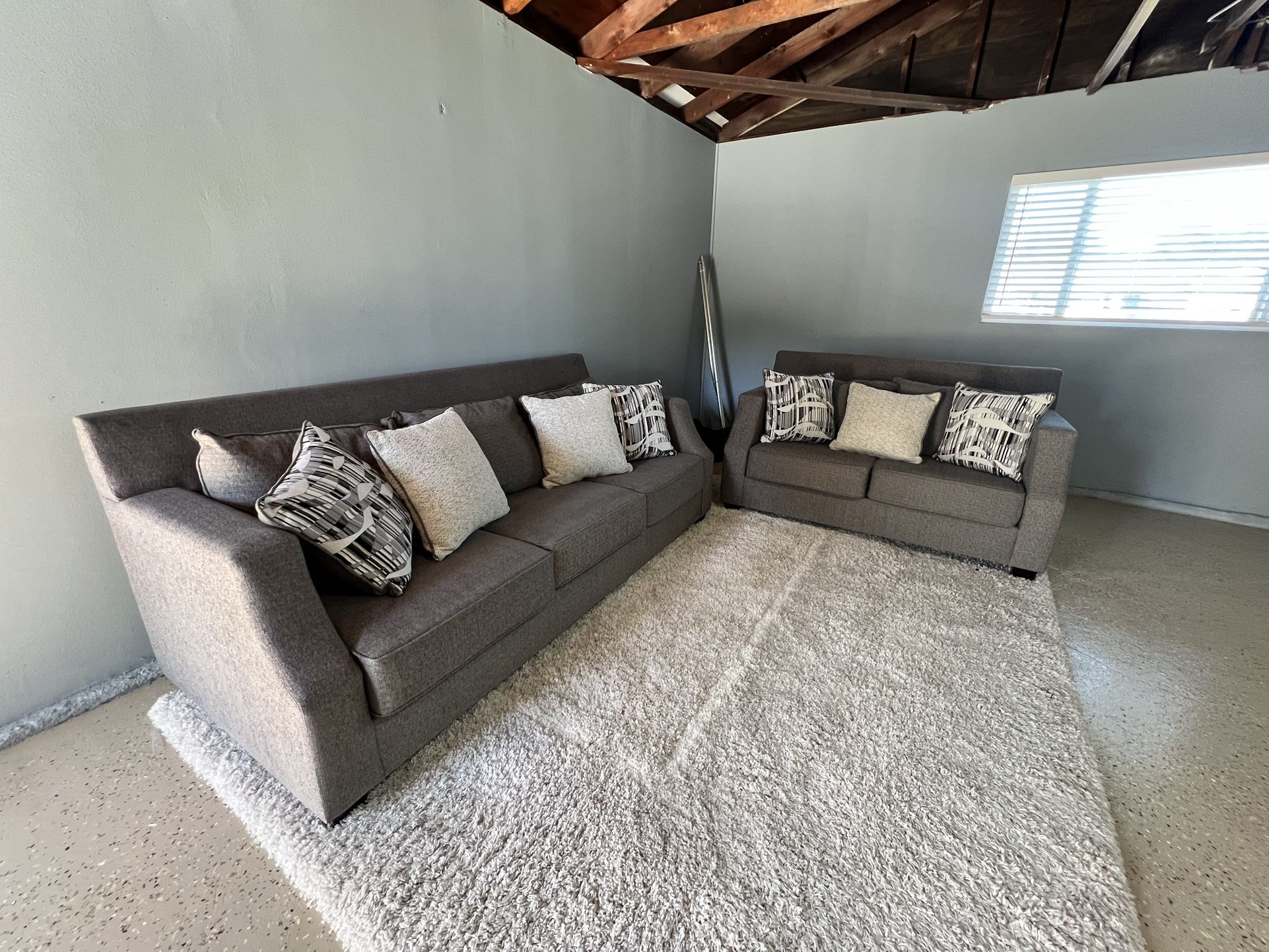 Sofa and Loveseat