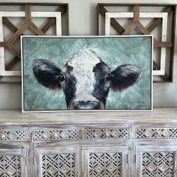 Farmhouse Artwork  Kirkland’s Cow - New Unused 