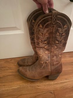 Ariat Brown Leather Cowgirl Boots