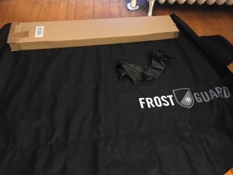 Black frost guard windshield protector