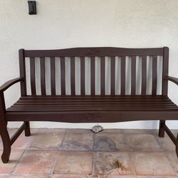 Wood Outdoor Bench