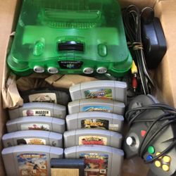 Jungle Green N64 Bundle 