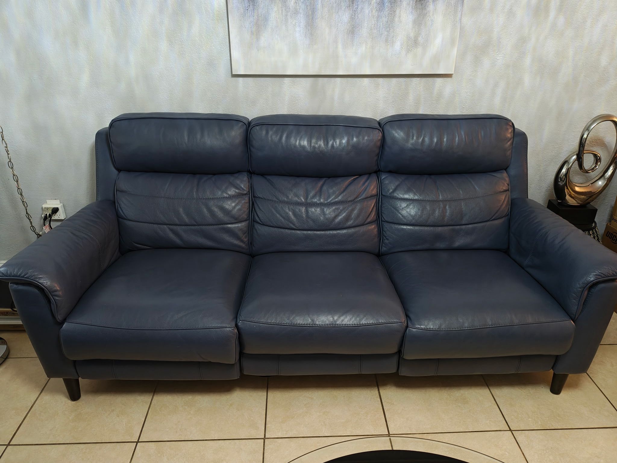 Reclining Sofa With Chair