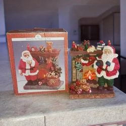 Santa by the Flickering Fire by Artmark Christmas Collection , works 7.5 "