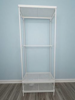 IKEA MACKAPÄR clothing rack with shoe storage