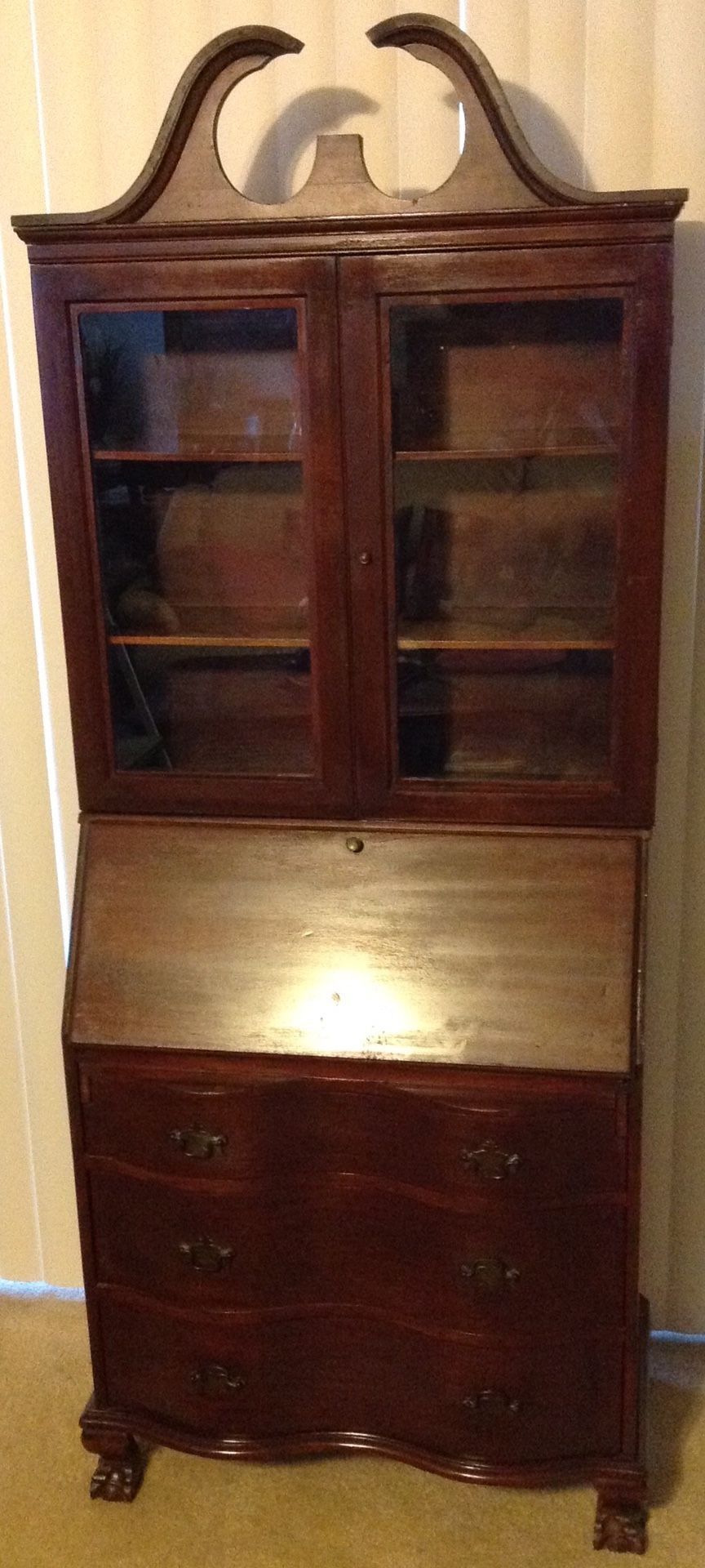 Antique Secretary Desk and Hutch
