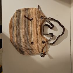 The Sak Indio Crochet Vintage Blue Hobo shoulder bag