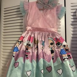 happy birthday dress size 4/5