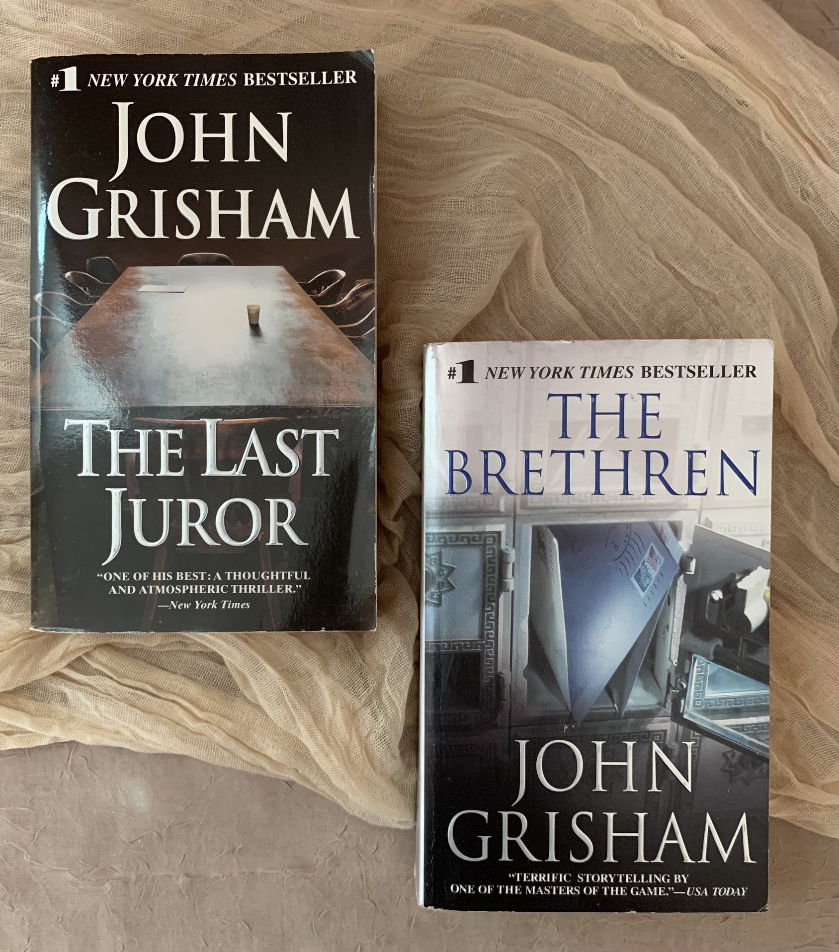 John Grisham Paperbacks-  The Brethren (2000) And The Last Juror (2004)