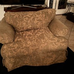 Z Gallerie Feather Chair and Half