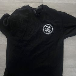 Anti Social Social Club Black Tee 