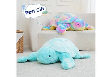 Large Stuffed Turtle Pillow