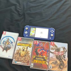 Nintendo Switch Lite And Games 